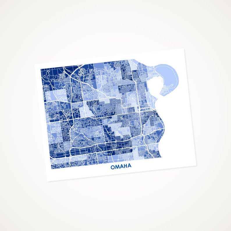 Juanita's Adventures - Wholesale Art Print - Juanitas Omaha NE Map Print0