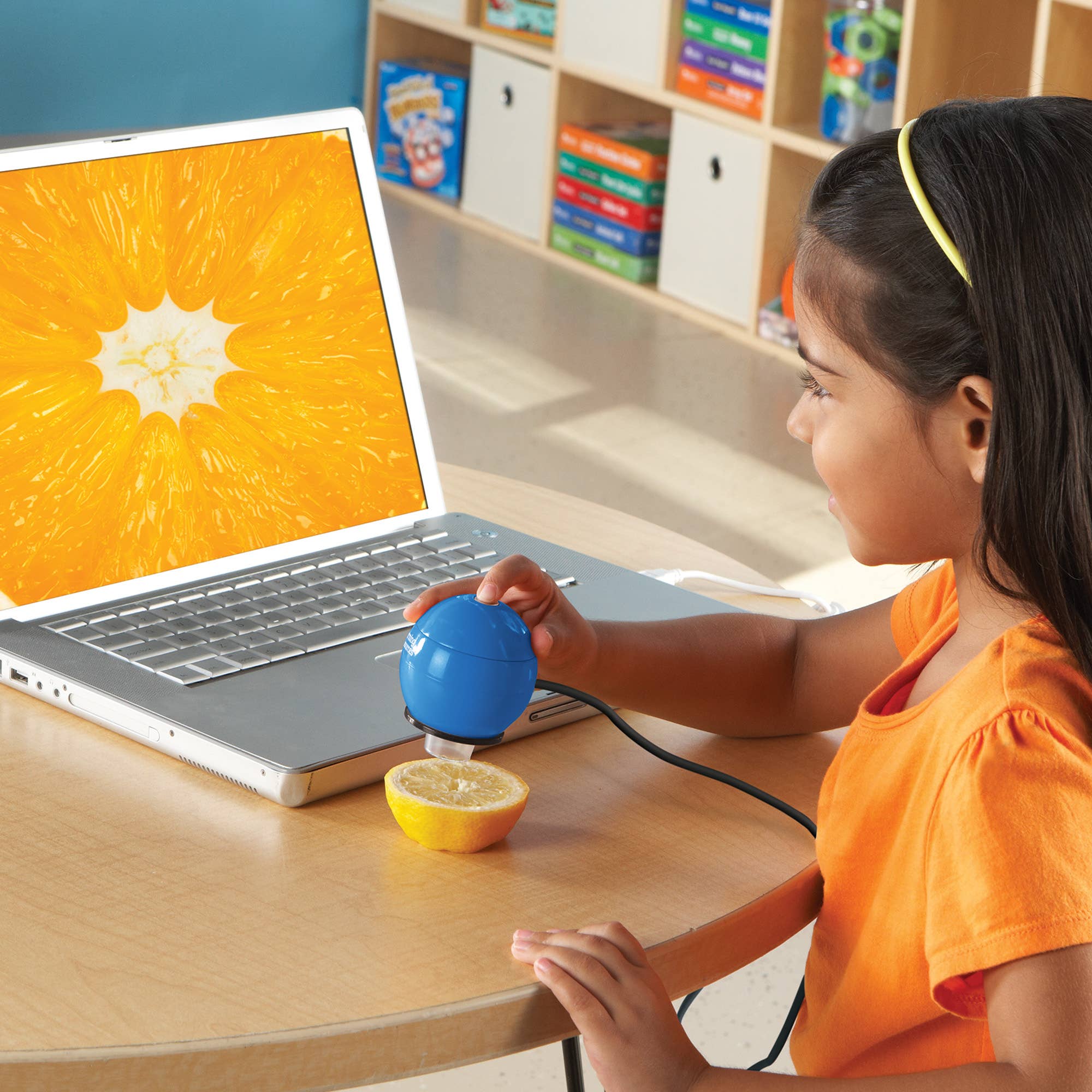 Learning Resources - Wholesale Toy Set - Kids - Zoomy™ 2.0 Blue Handheld Digital Microscope4