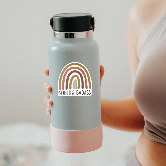 As Told By Ellie - Wholesale Sticker - Sober & Badass Sticker2