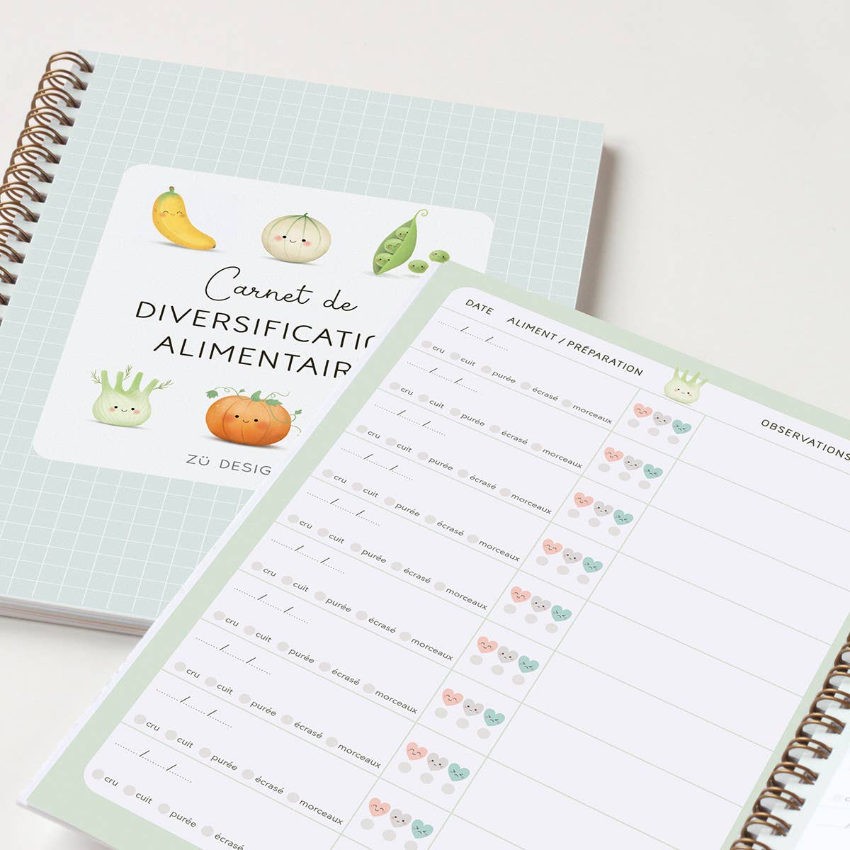 Zü – wholesale Book – Kids – Baby's food diversification record, baby tracking10