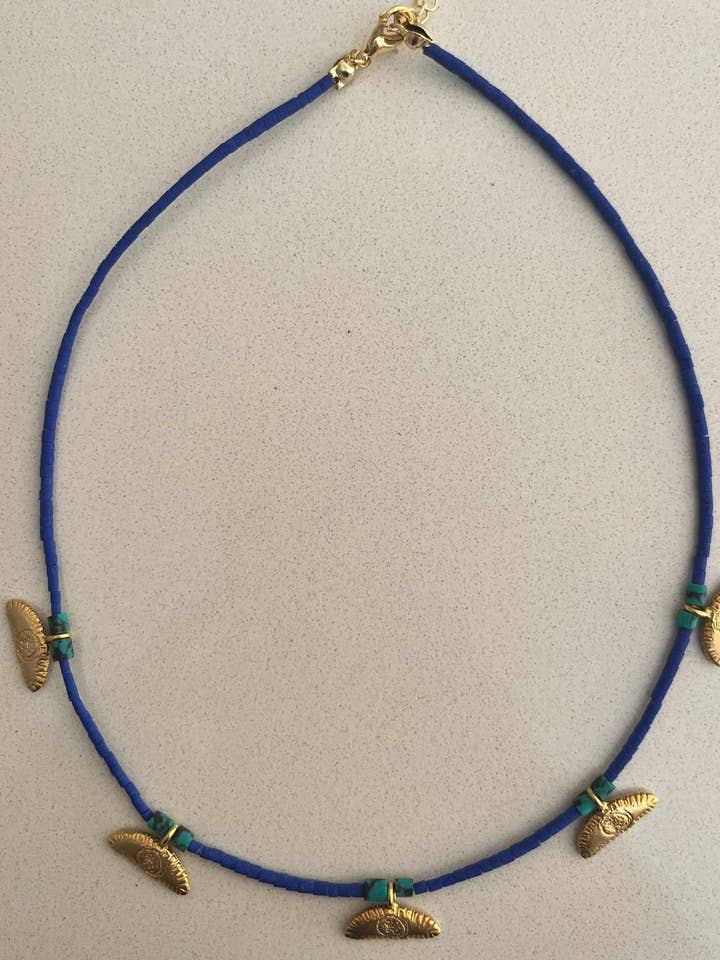 Helios Half Disc Necklace for wholesale by Patara Life