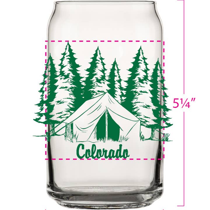Counter Couture - Wholesale Drinking glass/cup - Customizable 16 oz Beer Glass – One-Color Print1
