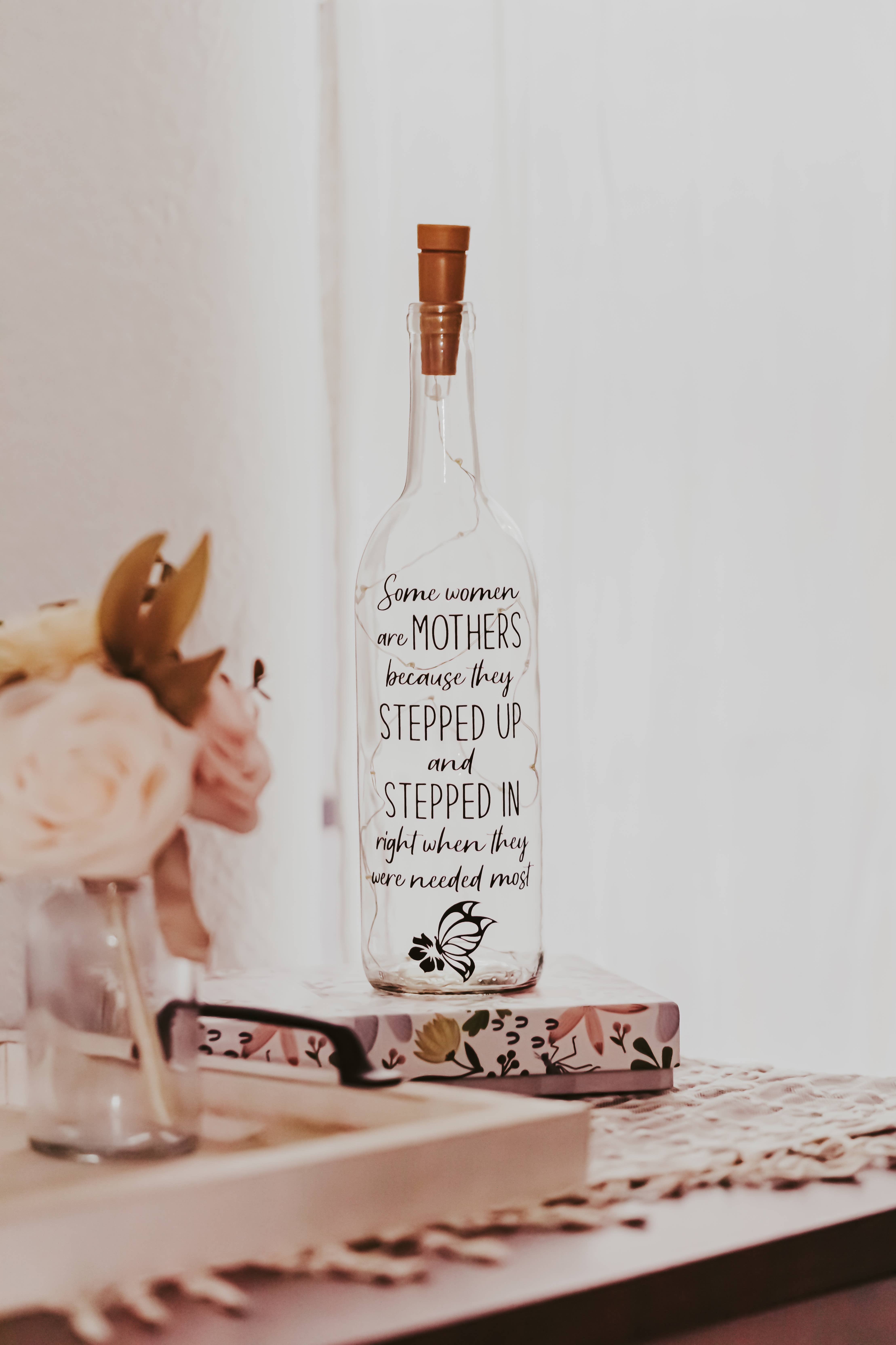 Firefly Home Designs - Wholesale Accent/desk lamp - Mothers Day Gifts, Mothers Day, Spring, Wine Bottle Lamp3