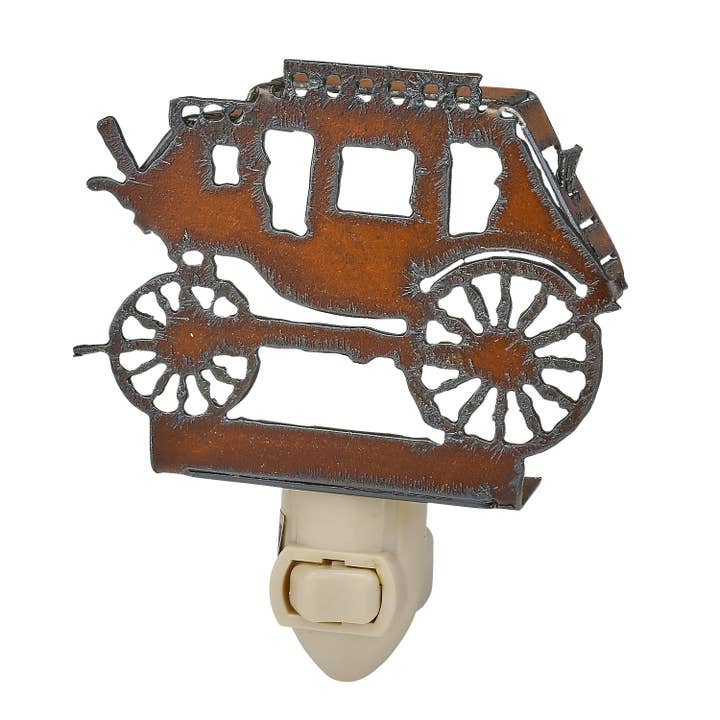 Stagecoach 3D Night Light for wholesale by Rustic Ironwerks