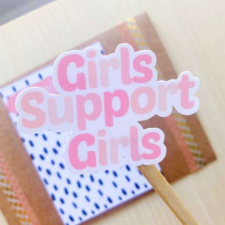 Autocollant imperméable Pastel Women Empowerment pour la vente par Simply Bella Handmade