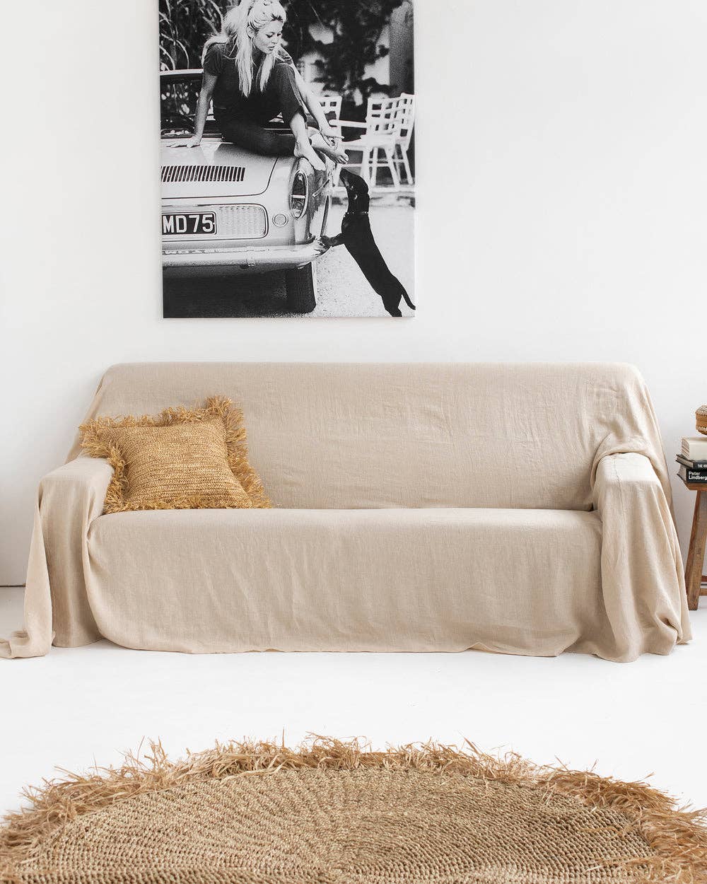 MagicLinen (We handle U.S. import procedures for you) - Wholesale Chair/Sofa Slipcover - Linen couch cover in various collors7