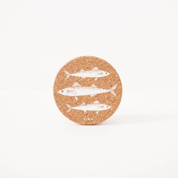 Cork Coasters | Mackerel for wholesale by LIGA