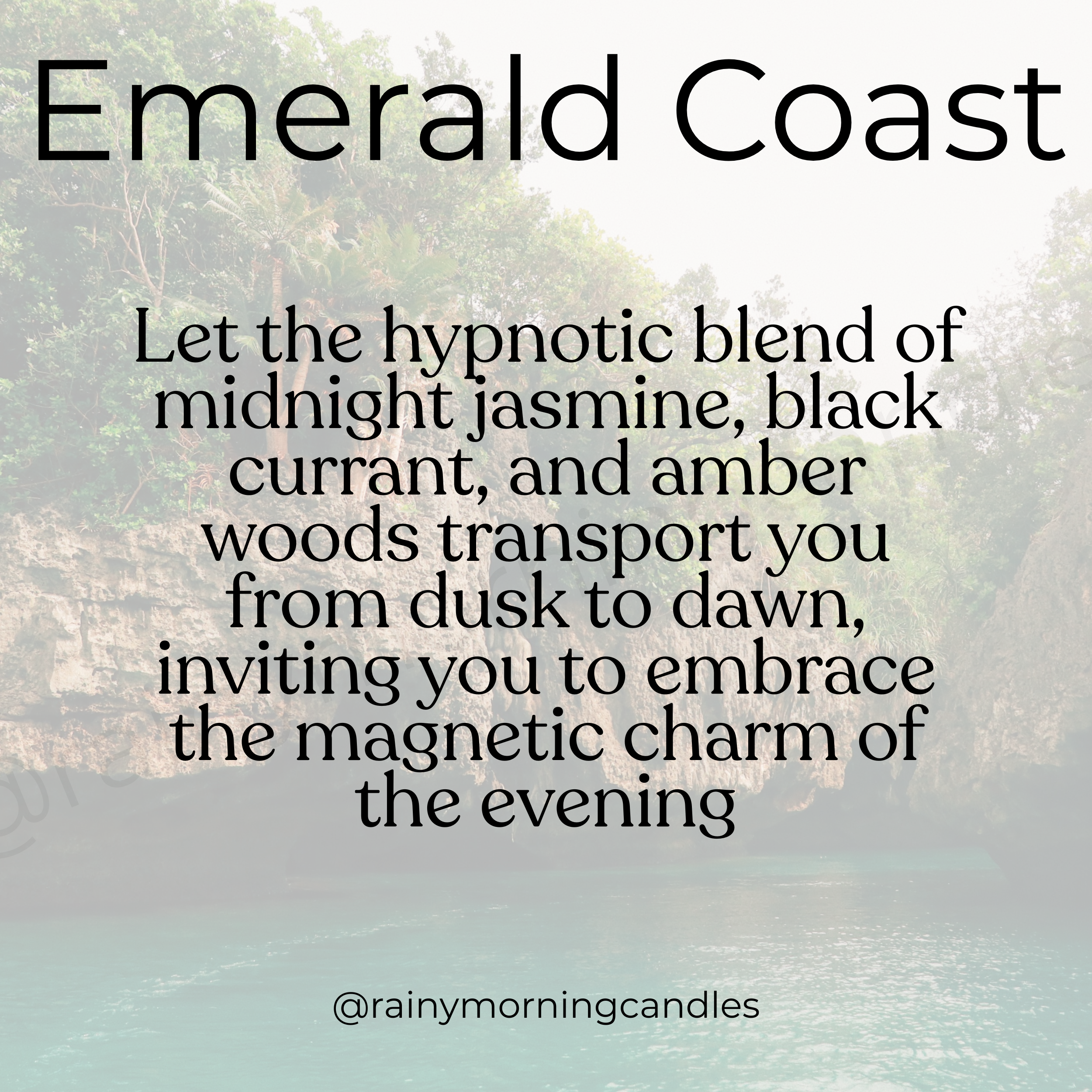 Rainy Morning Candles - Wholesale Wax Melt - Emerald Coast | After Hours Cheirosa 76 Inspired Wax Melts2