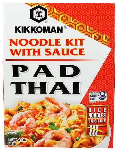 KeHE Distributors, LLC - Wholesale Ramen - Kikkoman Pad Thai Noodle Kit with Sauce, 4.8 oz