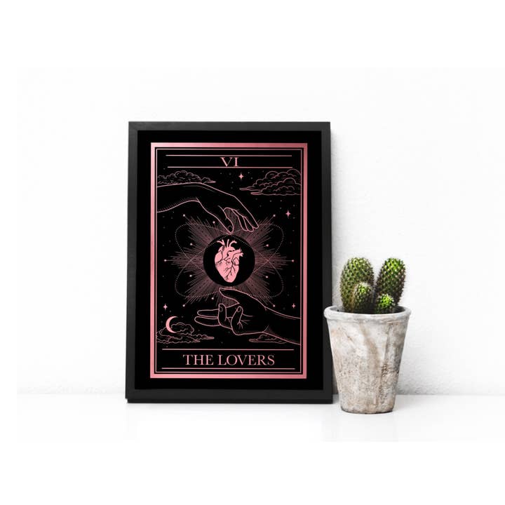 Lámina de carta de Tarot The Lovers para venta al por mayor de Cooper Calligraphy Art