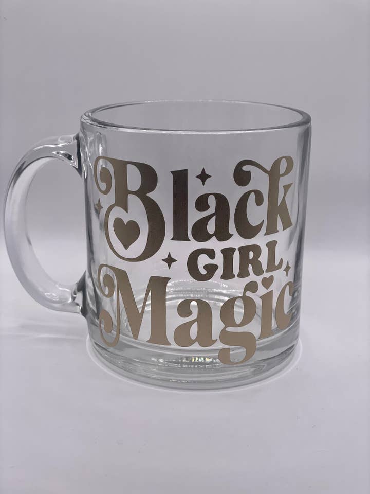 Black Girl Magic Mug for wholesale by Kaleidoscope Kreationz