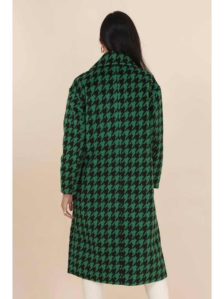 Attentif Paris – wholesale Rock - Dam – Houndstooth-mönstrad kappa15