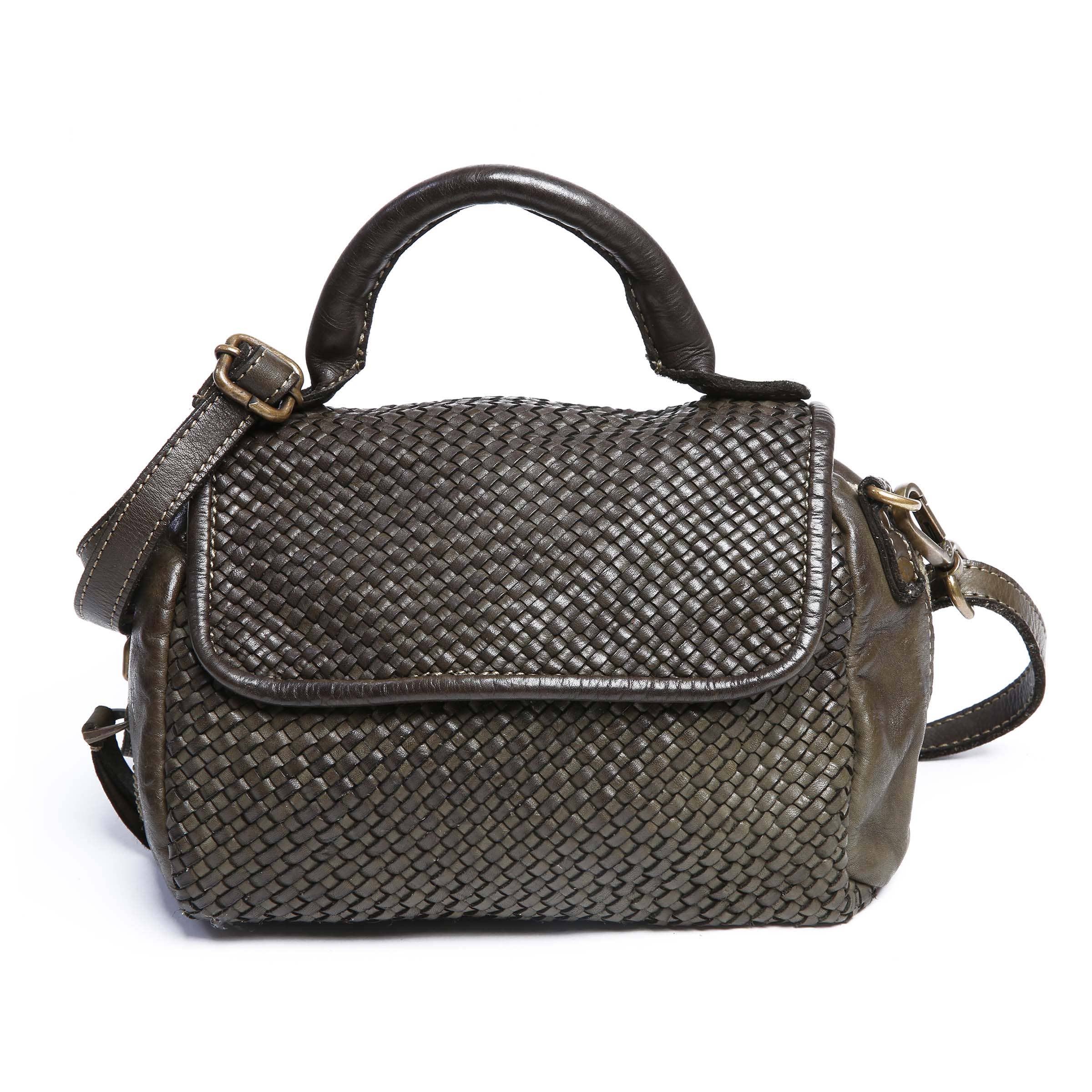 Bolsa Nova Handbags - Wholesale Crossbody Bag - Women's - Lily Woven Leather Minibag1