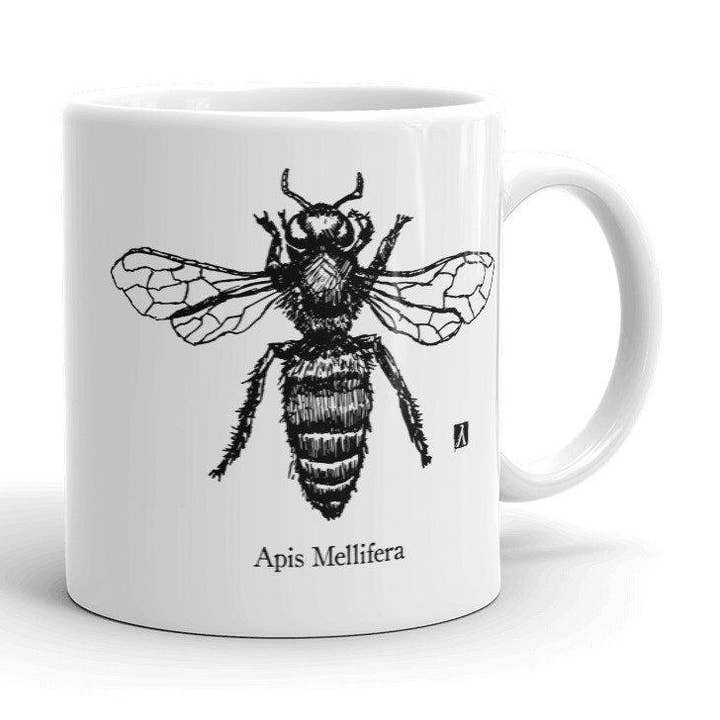 Apis Mellifera Honeybee Beekeeping Coffee Mug for wholesale by Bellavance Ink
