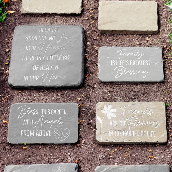 Pavilion - Wholesale Stepping Stone - Heaven in Our Home - 7.75" x 7.75" Garden Stone2
