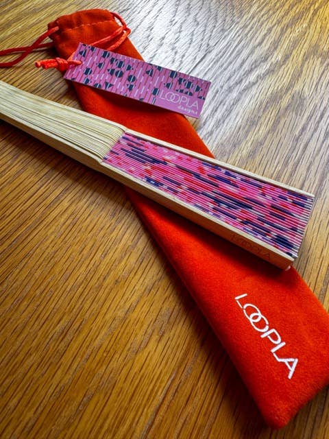 Loopla - Wholesale Handheld Folding Fan - Colour Crossing Folding Hand Fan2