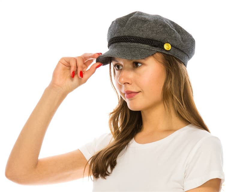 DNMC - Vente Casquette gavroche – femme - Casquette de pêcheur en denim automne-hiver pour femme6