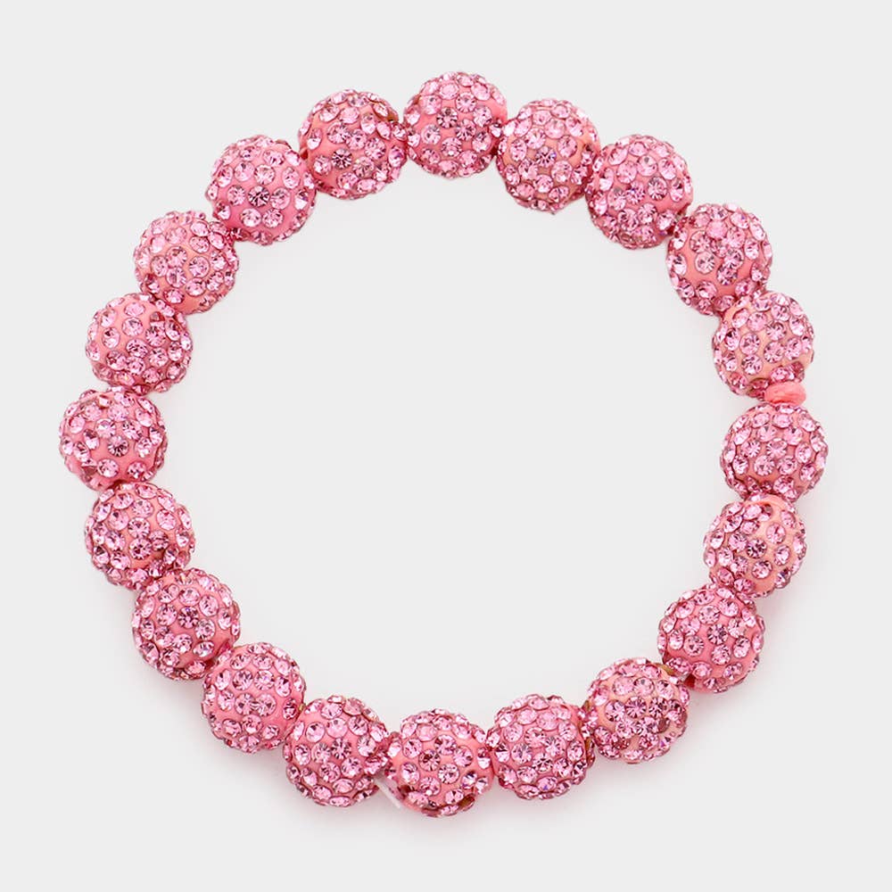 Sensibling Corp. – wholesale Beaded bracelet – Shamballa Ball Beaded Stretch Bracelet16