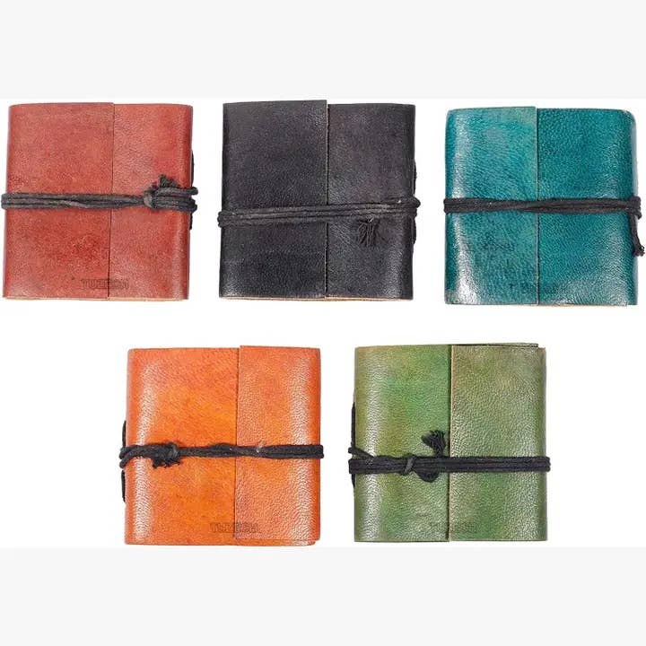 Tuzech Leather - Vendita all'ingrosso Diari/agende - Mini diario compatto in pelle vintage fatto a mano1