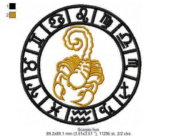 Holiday Traditions - Wholesale Baseball Cap - Unisex - Zodiac Symbol Embroidered Hat/Cap - Black - Buckle back10