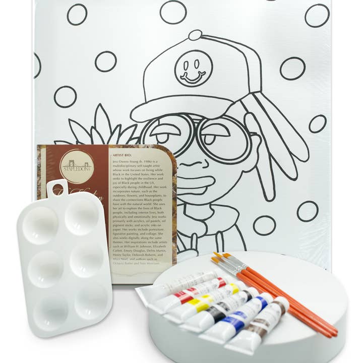 Stapledon Arts - Wholesale DIY Craft Kit - 11 Piece Paint Kit: Kè Kontan - Blooming Boy