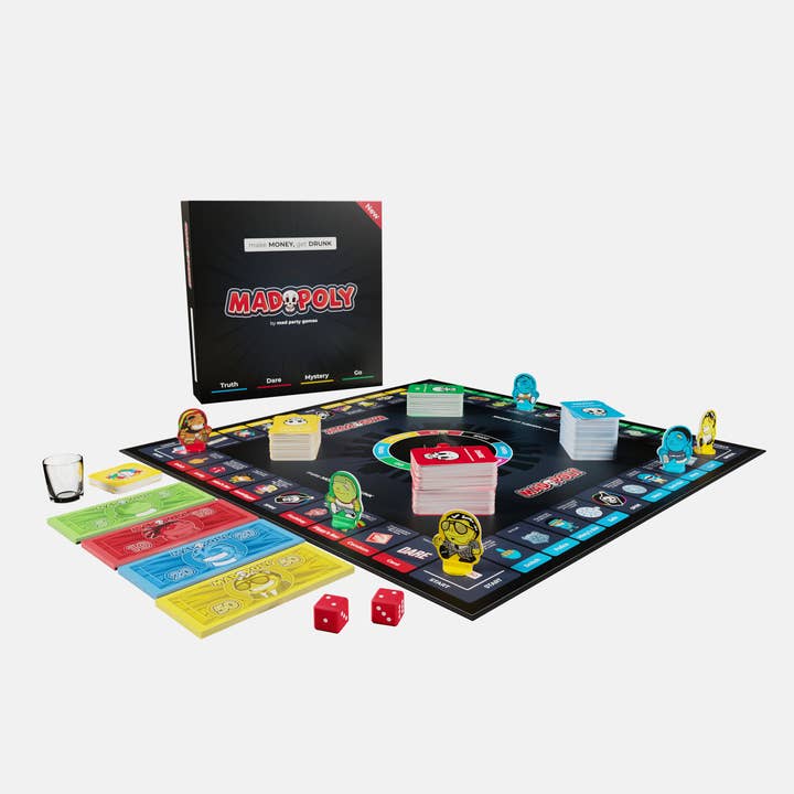 Mad Party Games - Vendita all'ingrosso Giochi da tavolo - MadPoly | Gioco da bere | Gioco da tavolo | Truth or Dare