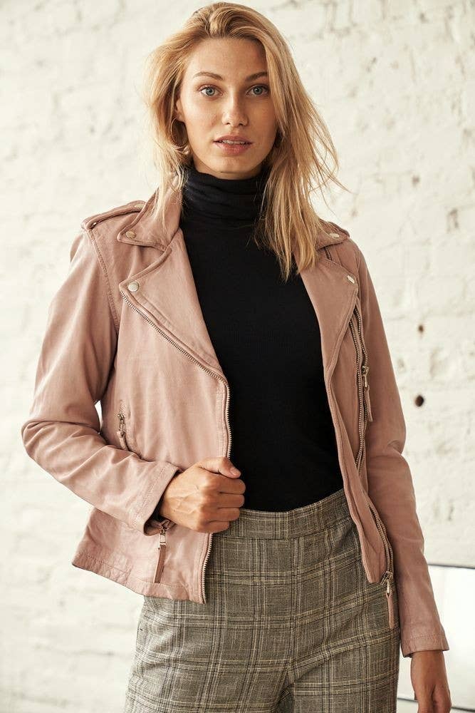 Ricano - Wholesale Motorjack - Dames - Foxy leren damesjack van premium lamsleer7