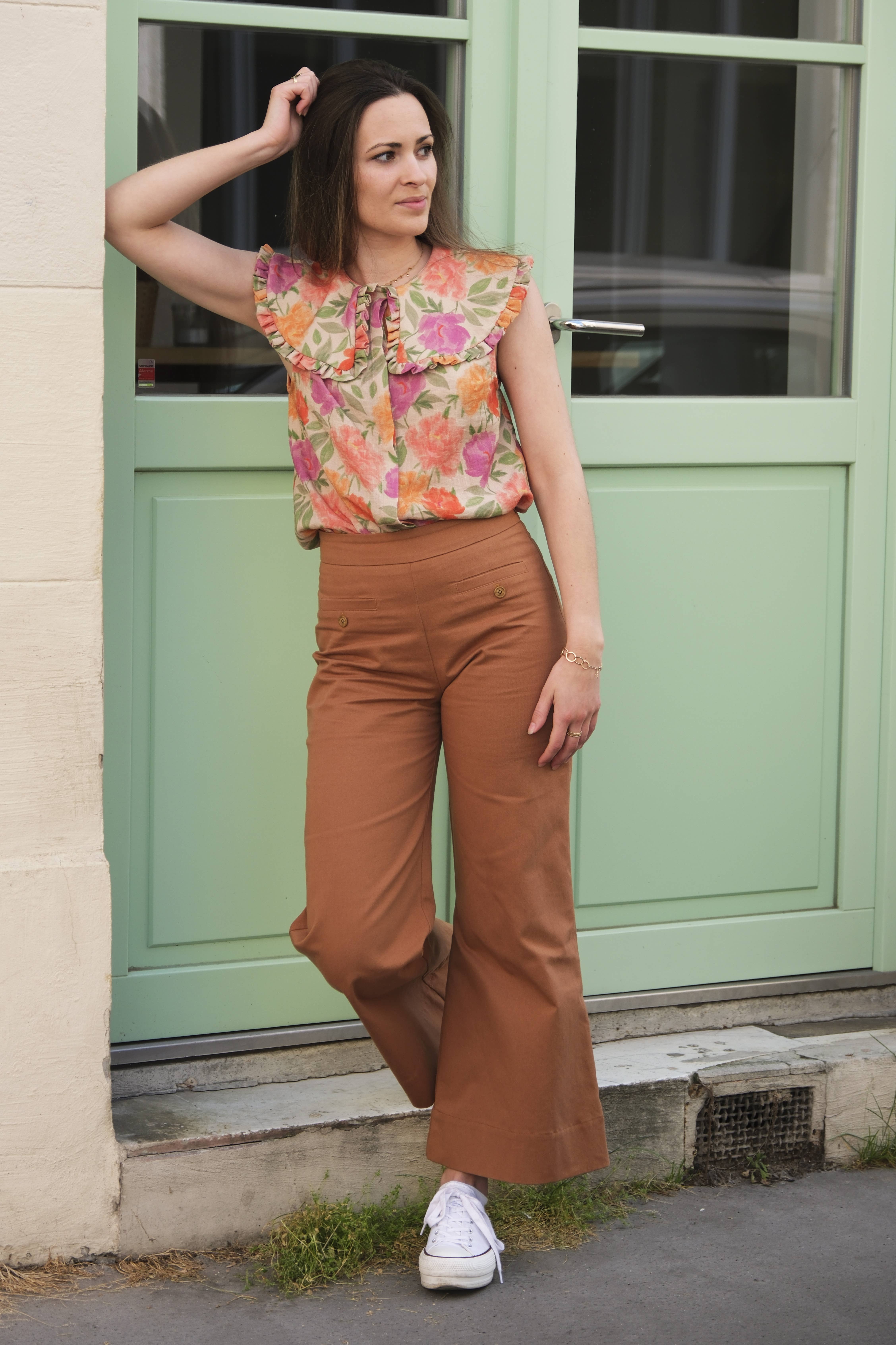 Cha' coud – Kit de costura artesanal por atacado – Molde de costura - As calças Charly