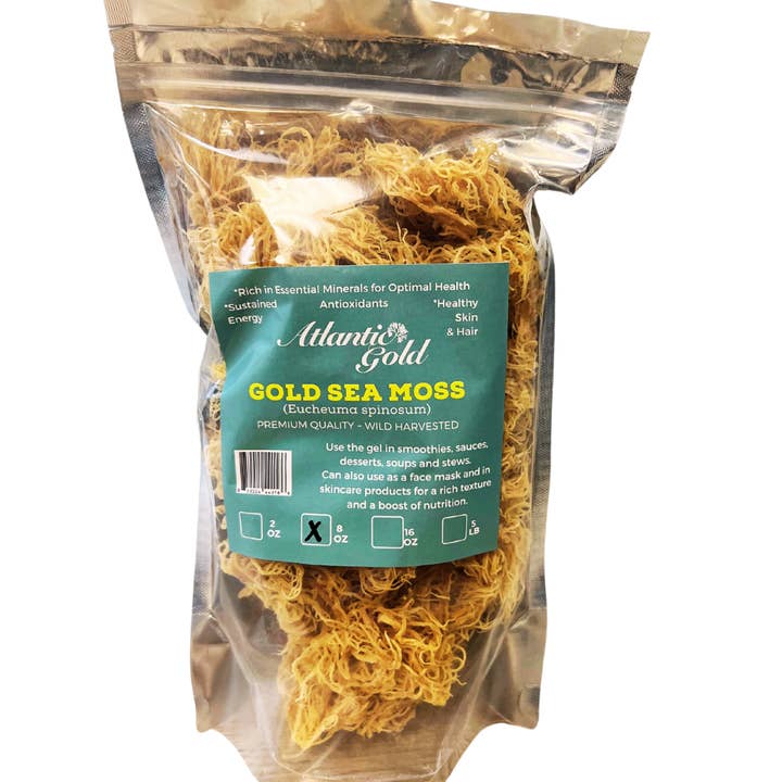 Atlantic Gold Sea Moss - Wholesale Oral Supplement/Vitamin - Gold Sea Moss|Lab-Tested|Sun-dried|Wild-harvested