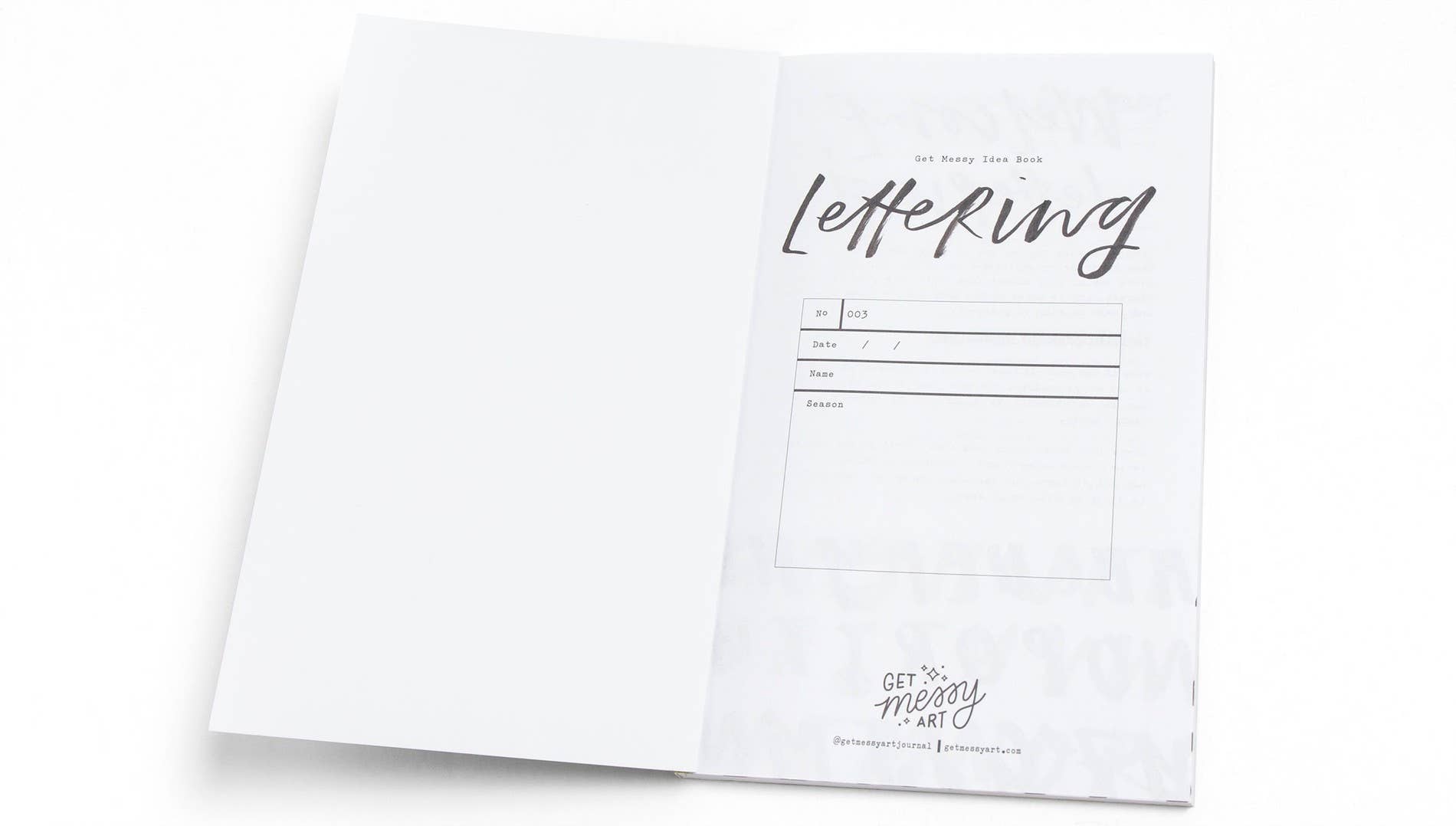 Get Messy Art - Wholesale Painting/Drawing - Lettering Idea Book3