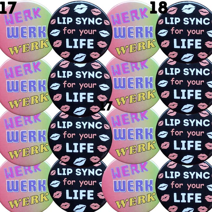 sent with Pride - Wholesale Lapel Pin/Button - Badges Inspired by RuPaul Drag race Pin Badges RuPaul Badges6