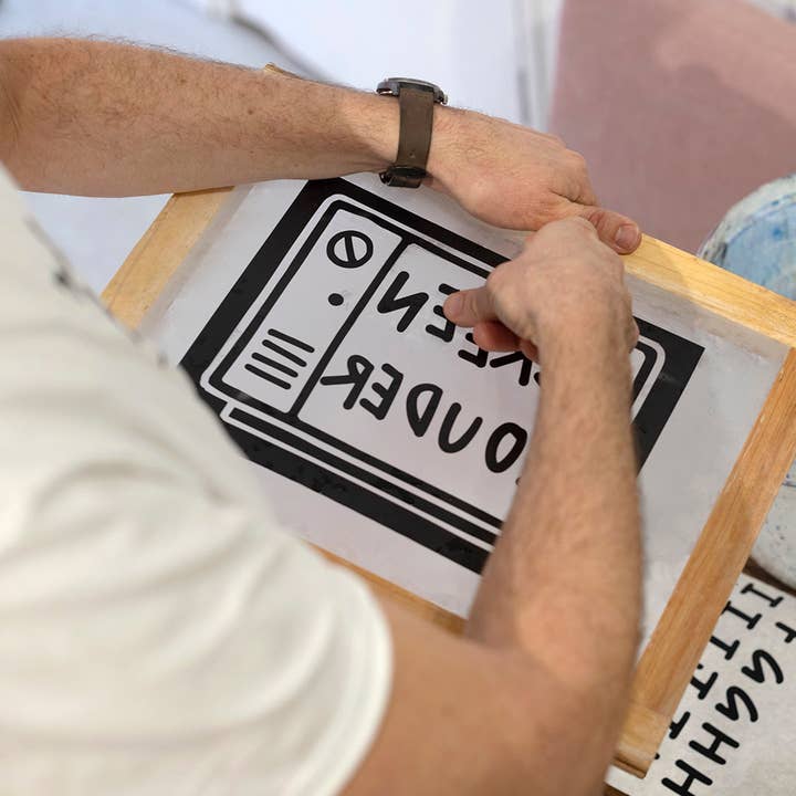 SUCK UK Ltd - USA - Wholesale DIY Craft Kit - Print Club x Luckies - Screen Printing Kit9