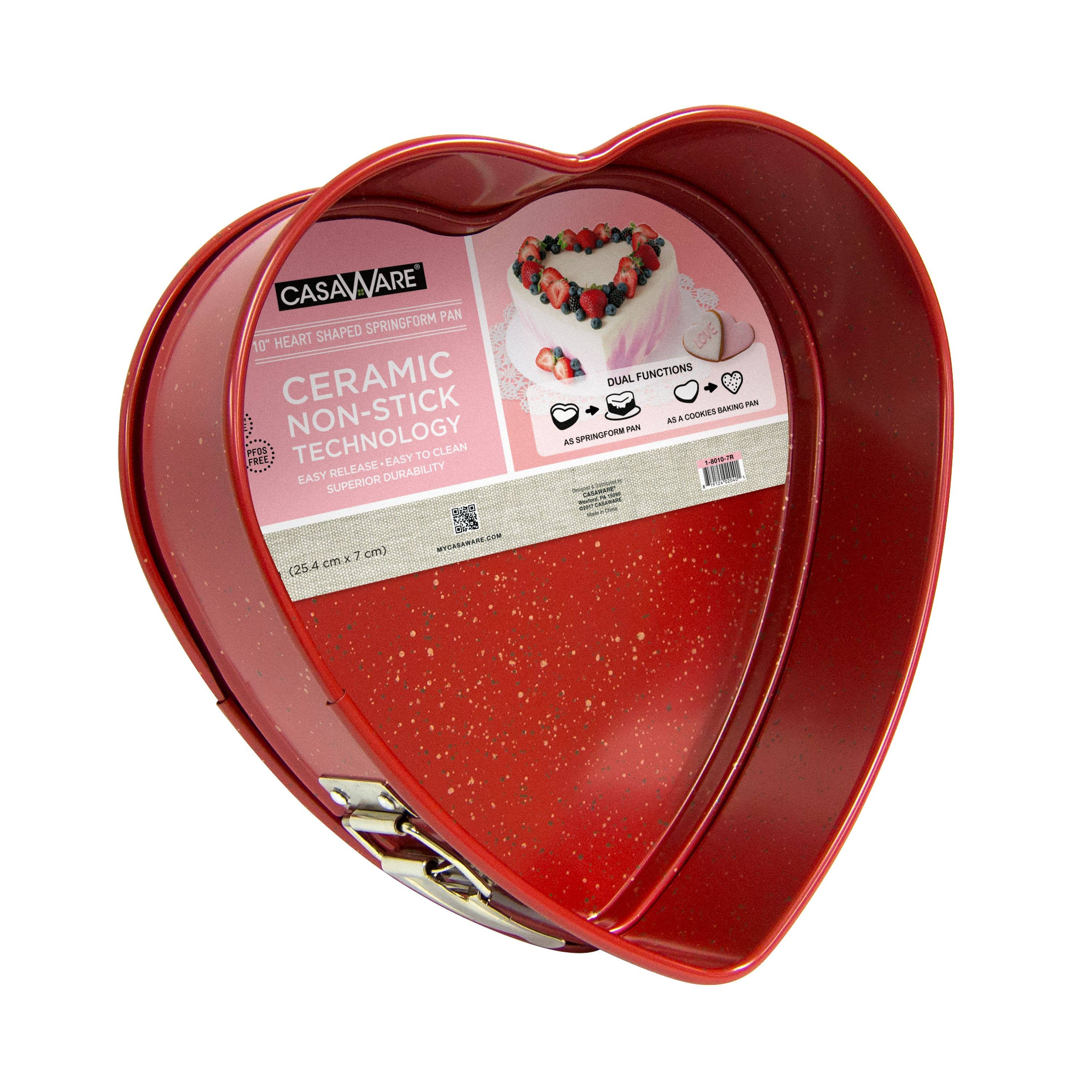 CasaWare - Wholesale Cake Pan - Heart Springform Pan 10"1