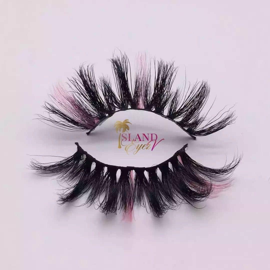 Island Eyez Vendor - Wholesale False/Fake Eyelashes - Handmade 25 mm Colored Lashes Wholesale2