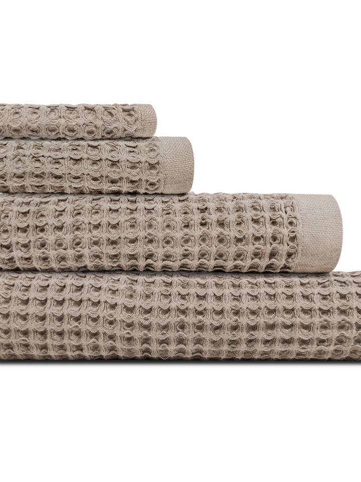 Tan Waffle Complete Set for wholesale by Loom Loom