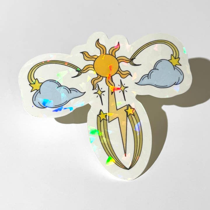 Magischer Uterus-Aufkleber für den Großhandel von Jasmine Rosie Art