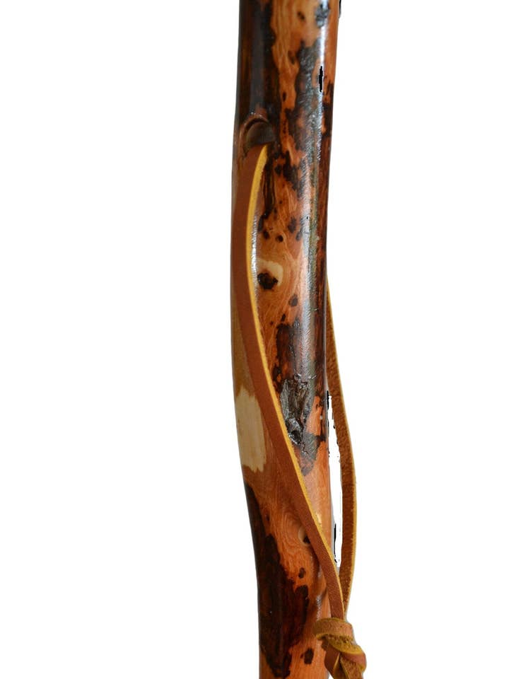 Youth Walking Stick, 48" Hardwood Hiking Staff for wholesale by Creation Carvings LLC