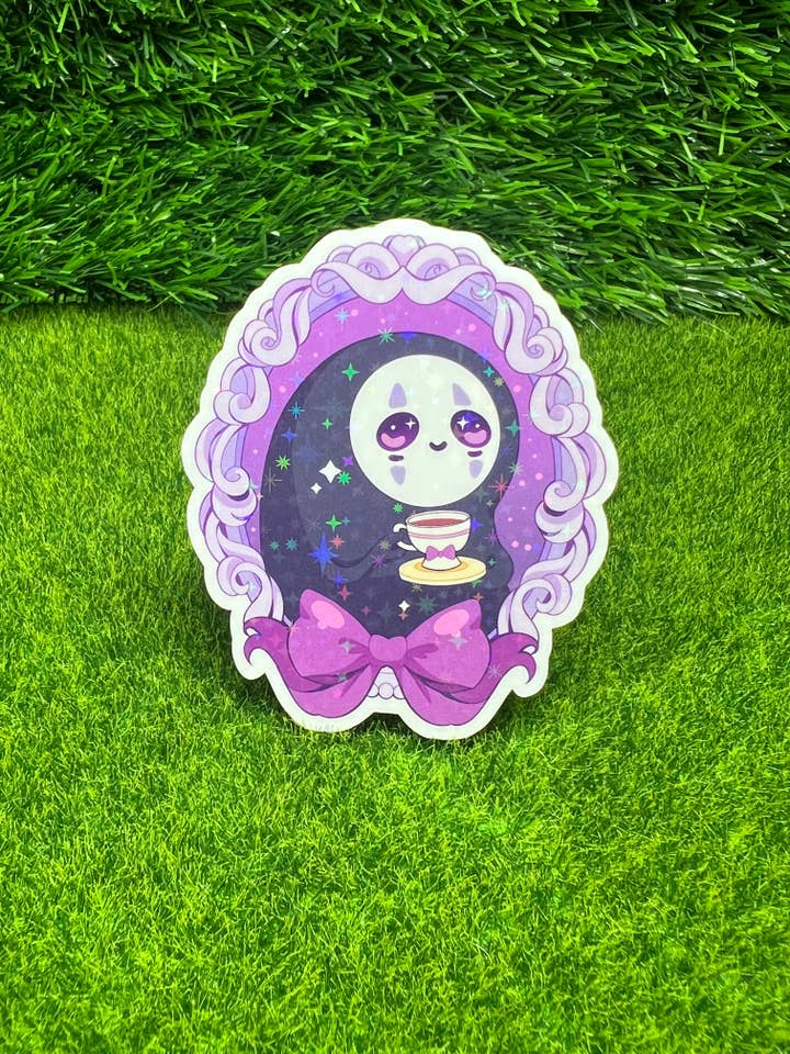Ghibli Snack Frame Sticker NoFace for wholesale by Mothers Of Orion