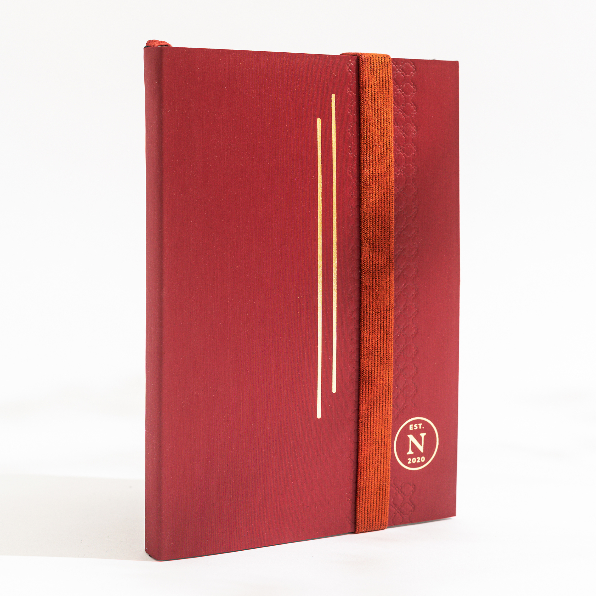 nez living | notebooks & bullet journals - Wholesale Notebook - vegan bio-leather notebook - Luisa; large / ruby4