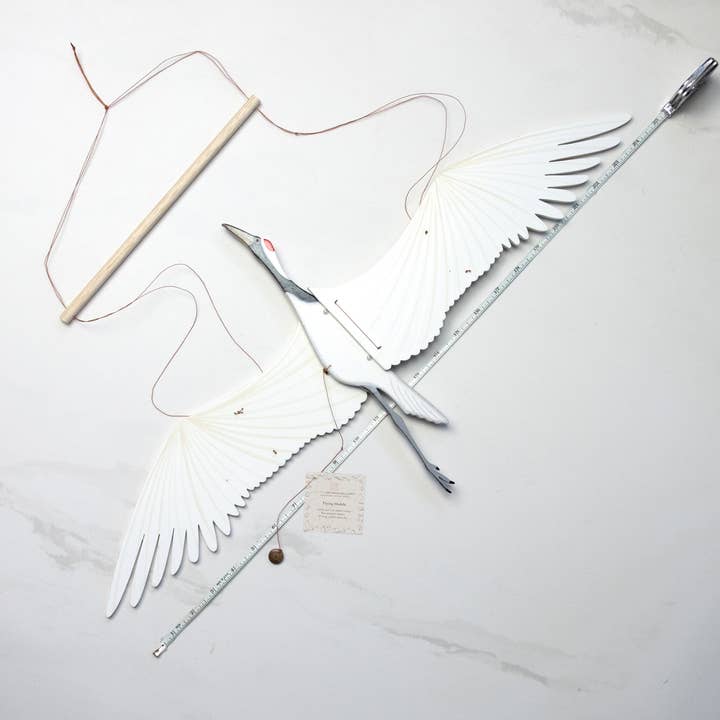 Tulia's Artisan Gallery - Wholesale Mobile - Crane Flying Bird Mobile8