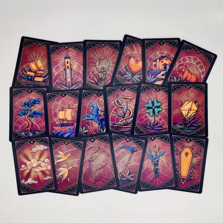 LA MUCI DESIGN - Wholesale Tarot Cards - L’utopie Lenormand Deck – 36-Card Mystical Divination Set2