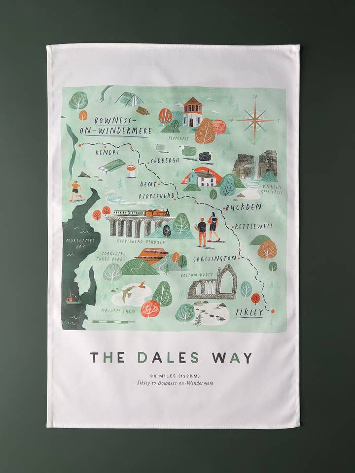 Dales Way viskestykke for engroshandel hos Oldfield Design Co