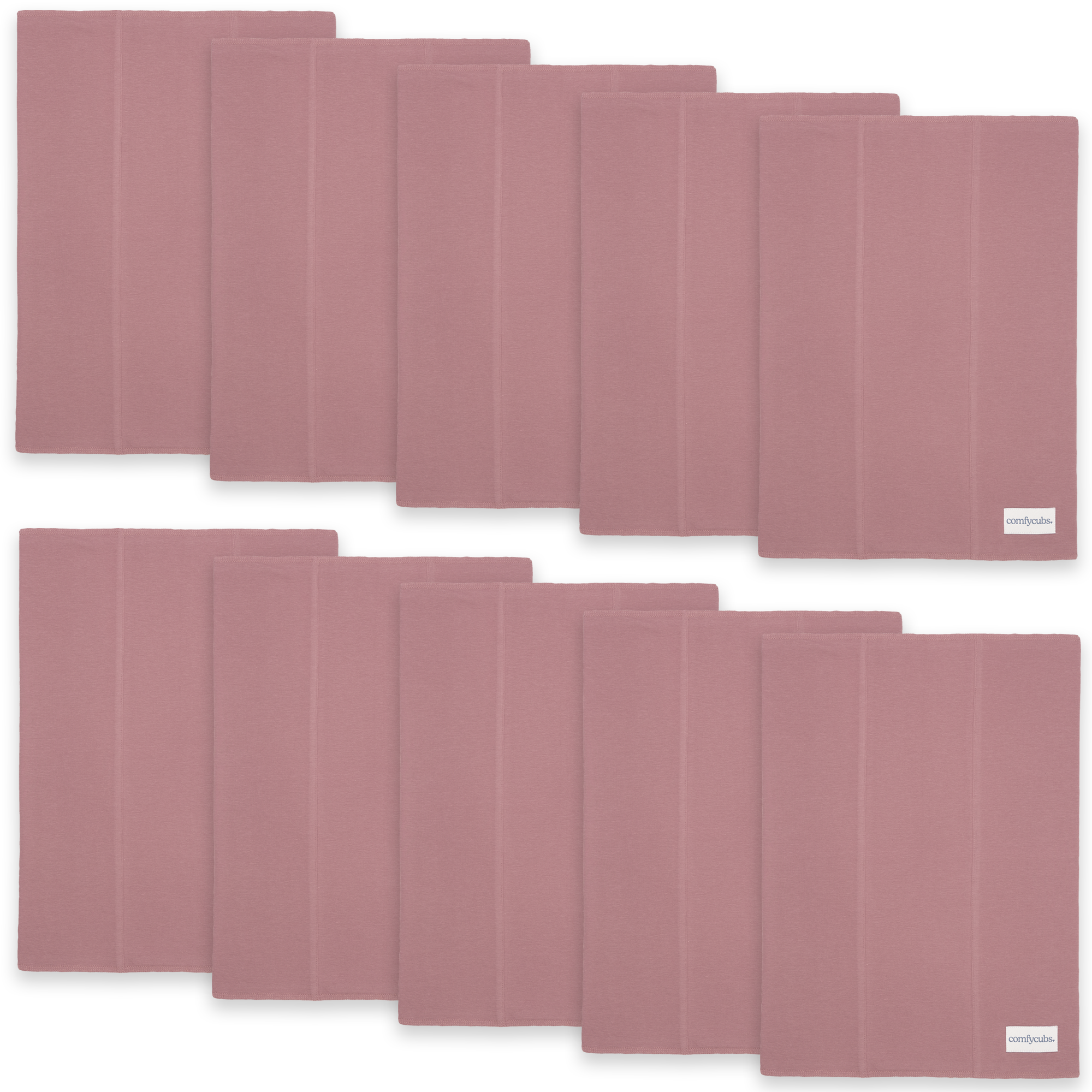 Comfy Cubs - Wholesale Burp Cloth - Baby - Baby Burp Cloths Set, Large 6-Layer, 100% Cotton Comfy Cubs24