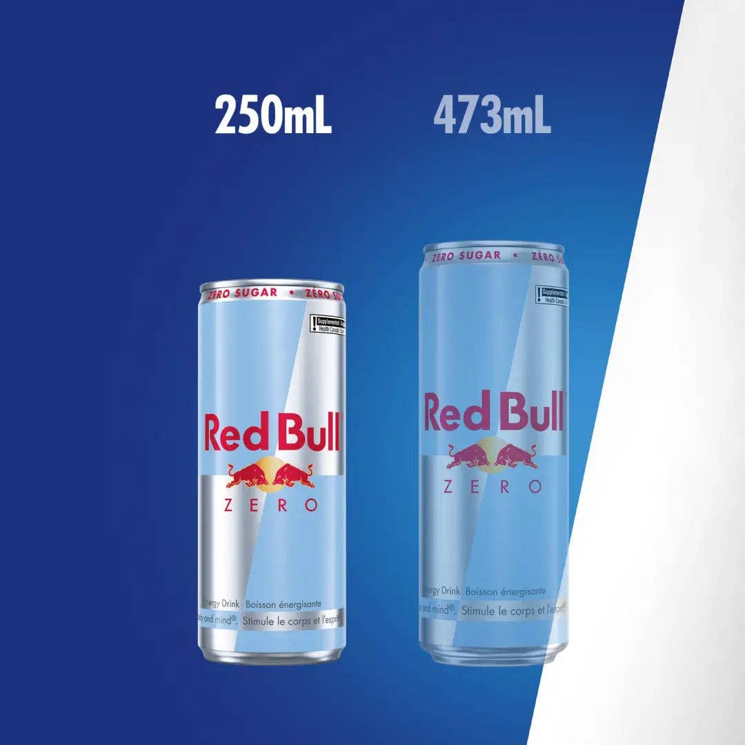 Echo Sales Canada - Wholesale Sports/Energy Drink - Red Bull Energy Drink, Zero, 250ml (24 pack)5