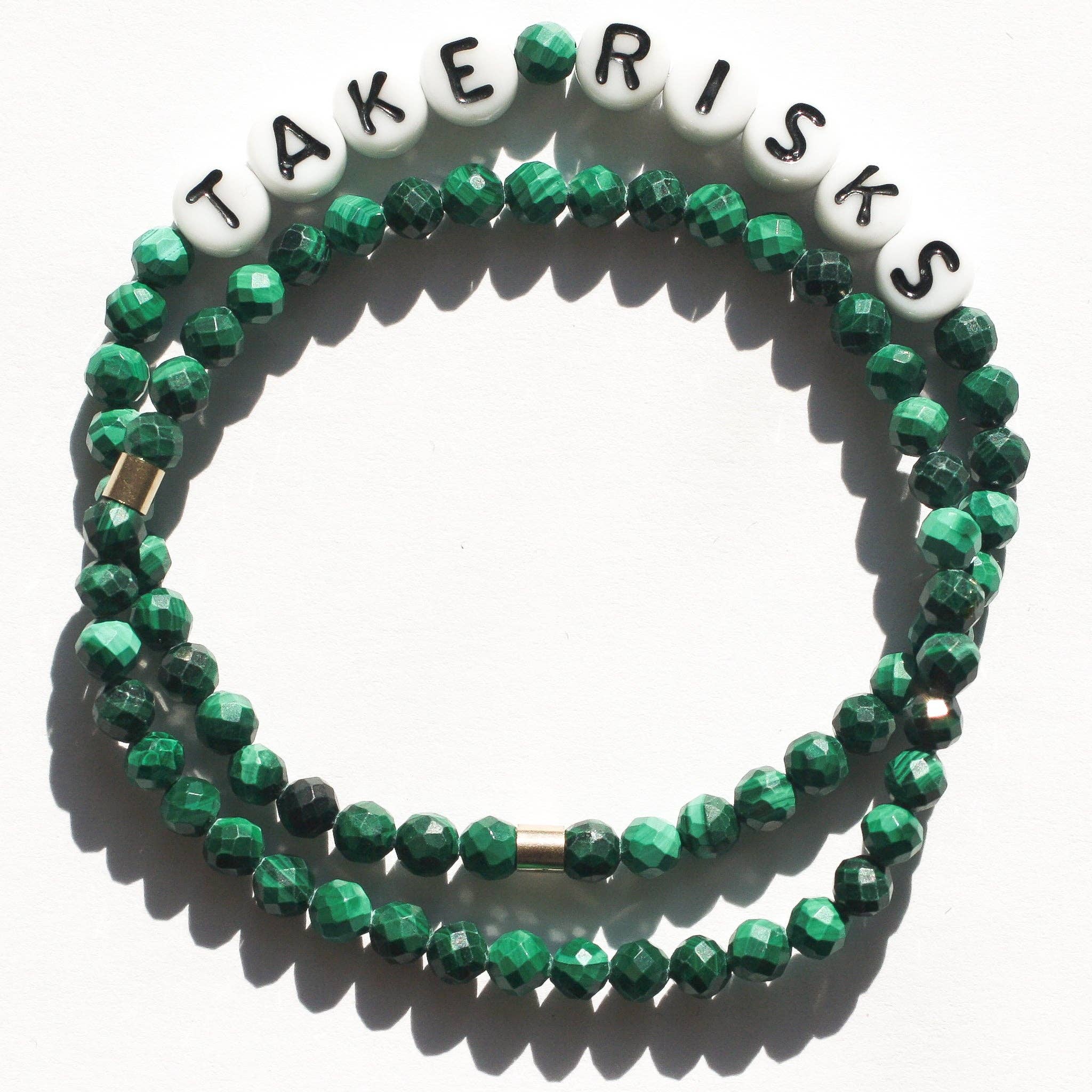 Terra Firma - Wholesale Beaded Bracelet - Malachite Stones1