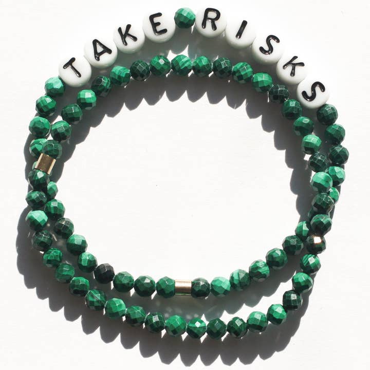 Terra Firma - Wholesale Beaded Bracelet - Malachite Stones1
