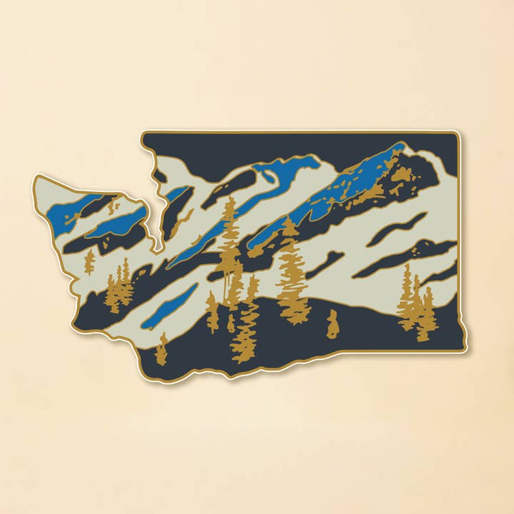 WA Landscape Sticker for wholesale by Tender Loving Empire