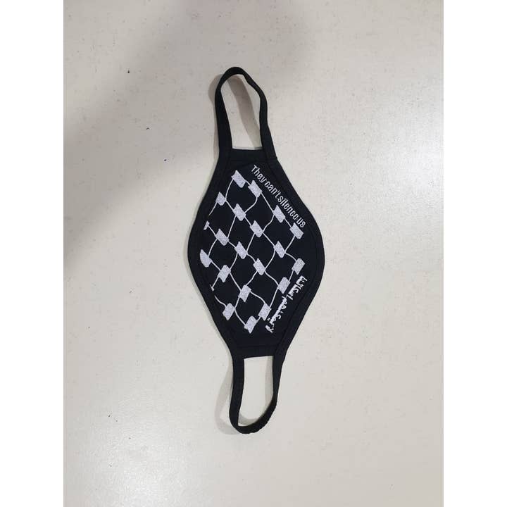 One Pulse Collective - Wholesale Non-Medical Disposable Mask - Keffiyeh Mask1