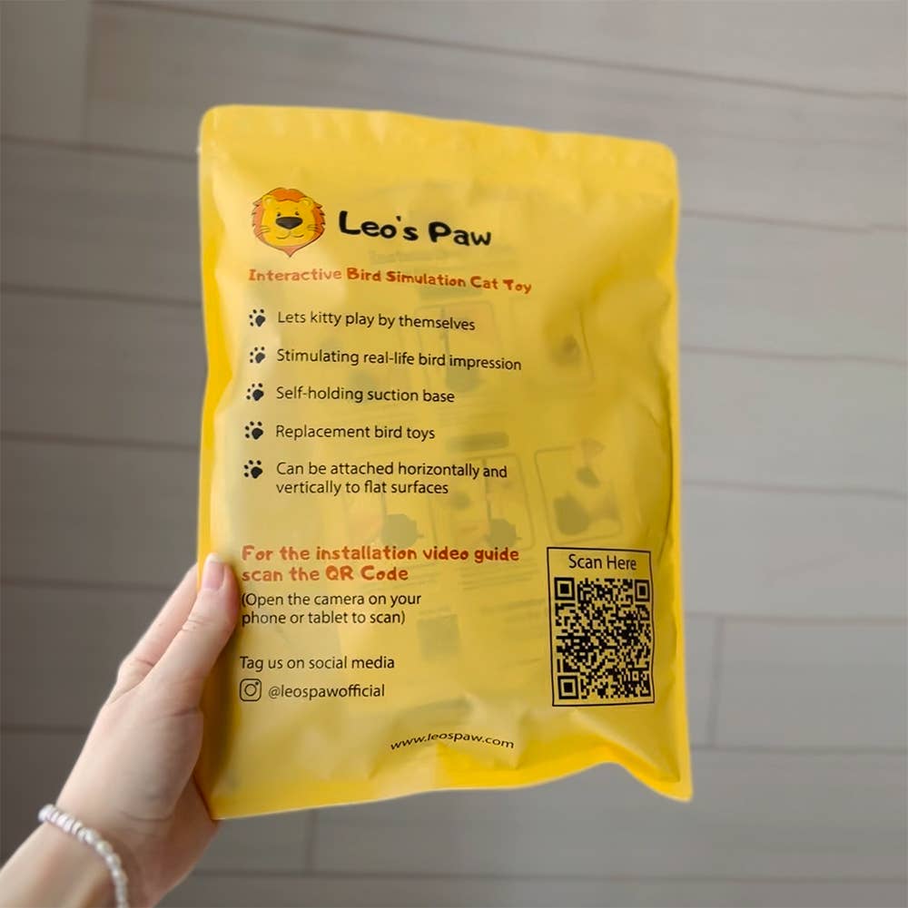 Leo's Paw - Venta al por mayor Conjunto de juguetes - Gatos - Set de juguetes para gatos con simulación interactiva de pájaros9