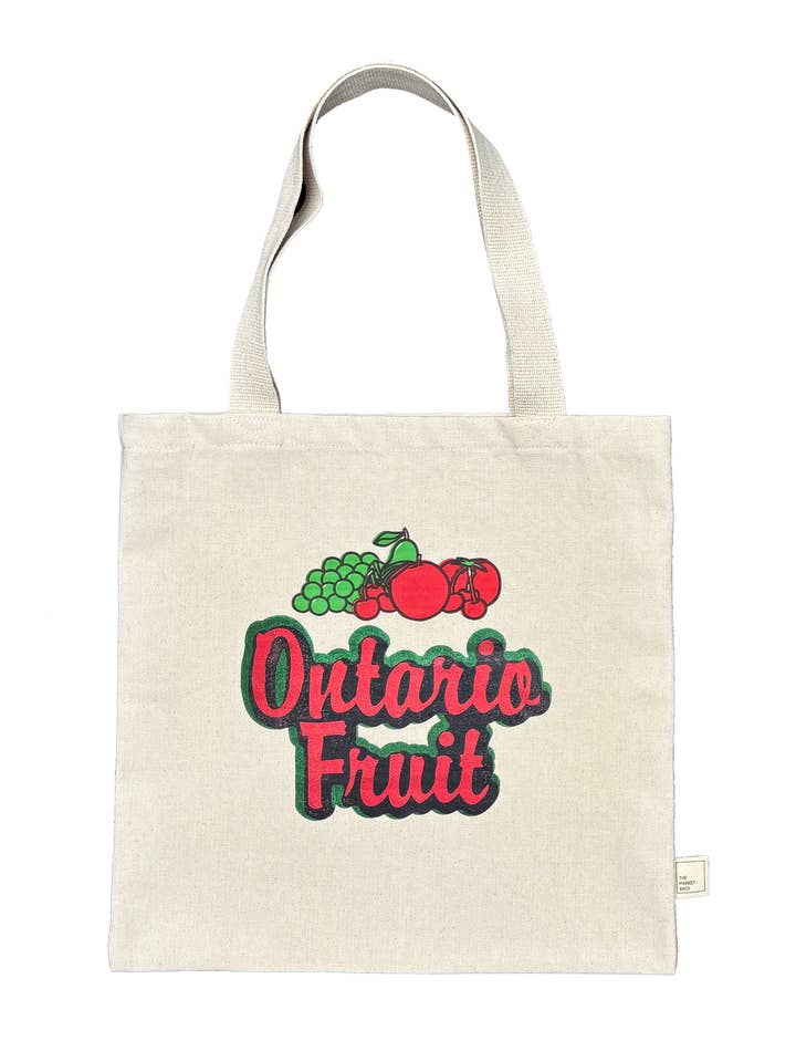 Ontario Fruit tote bag for wholesale by Christopher Rouleau
